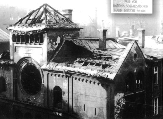 Knust synagoge i M�nchen, Krystalnatten 1938