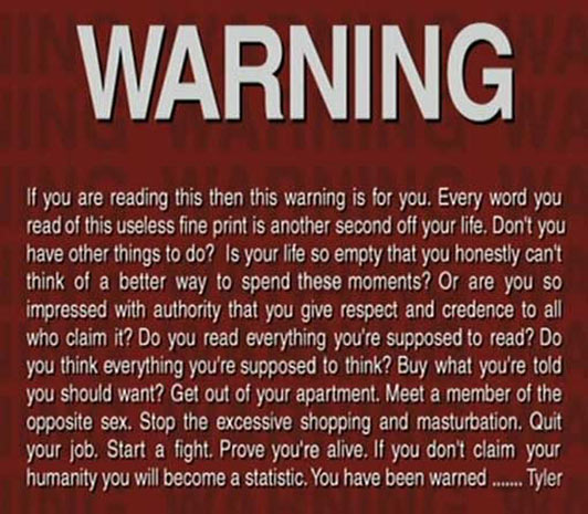 Warning